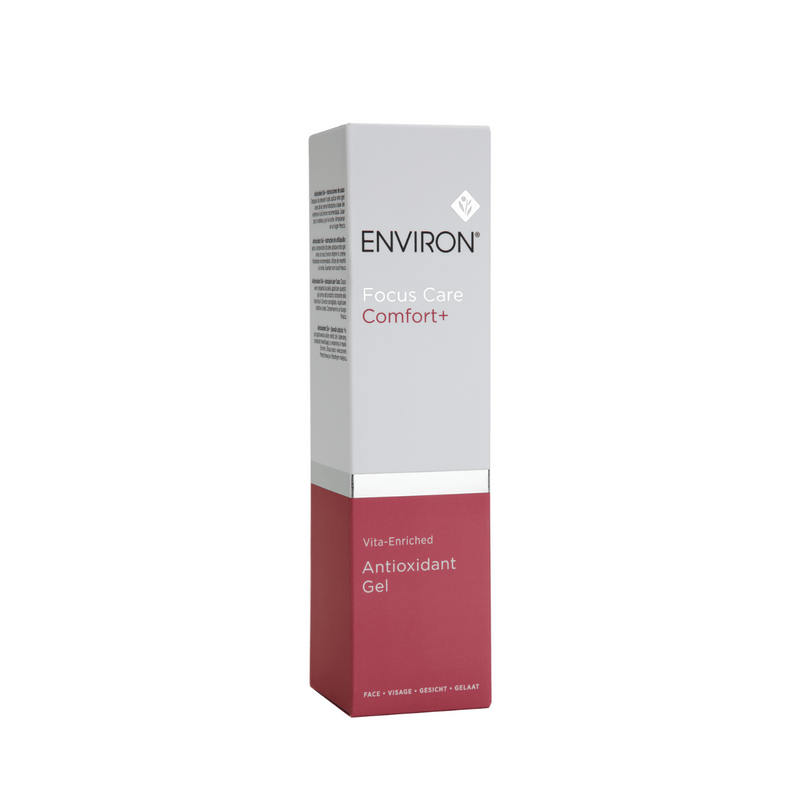 Environ Vita-Enriched Antioxidant Gel in a 50ml jar, featuring a clear gel with nourishing antioxidant ingredients.