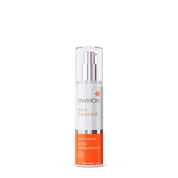 Environ Vita-Antioxidant AVST Moisturiser 3 in a 50ml jar, with a smooth cream texture and bright packaging.